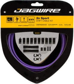JAGWIRE 2X Sport Schaltzugset -Hochleistungsfahrrad 319251