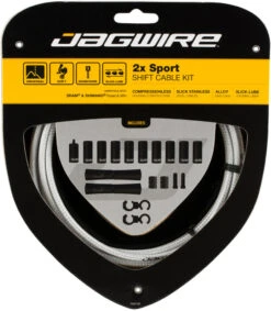 JAGWIRE 2X Sport Schaltzugset -Hochleistungsfahrrad 319253