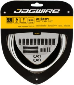 JAGWIRE 2X Sport Schaltzugset -Hochleistungsfahrrad 319257
