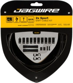 JAGWIRE 2X Sport Schaltzugset -Hochleistungsfahrrad 319259