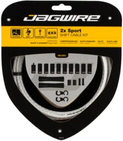 JAGWIRE 2X Sport Schaltzugset -Hochleistungsfahrrad 319261
