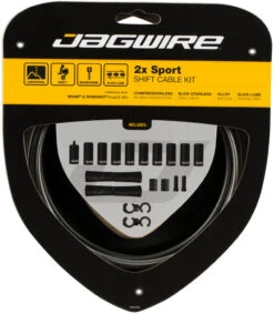 JAGWIRE 2X Sport Schaltzugset -Hochleistungsfahrrad 319263