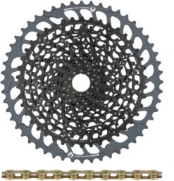 SRAM GX Eagle XG-1275 Kassette + Eagle Kette 12-fach Verschleißset -Hochleistungsfahrrad 338266