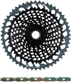 SRAM X01 Eagle XG-1295 Kassette + Eagle Kette 12-fach Verschleißset 22 SRAM X01 Eagle XG-1295 Kassette + Eagle Kette 12-fach Verschleißset -Hochleistungsfahrrad 347900