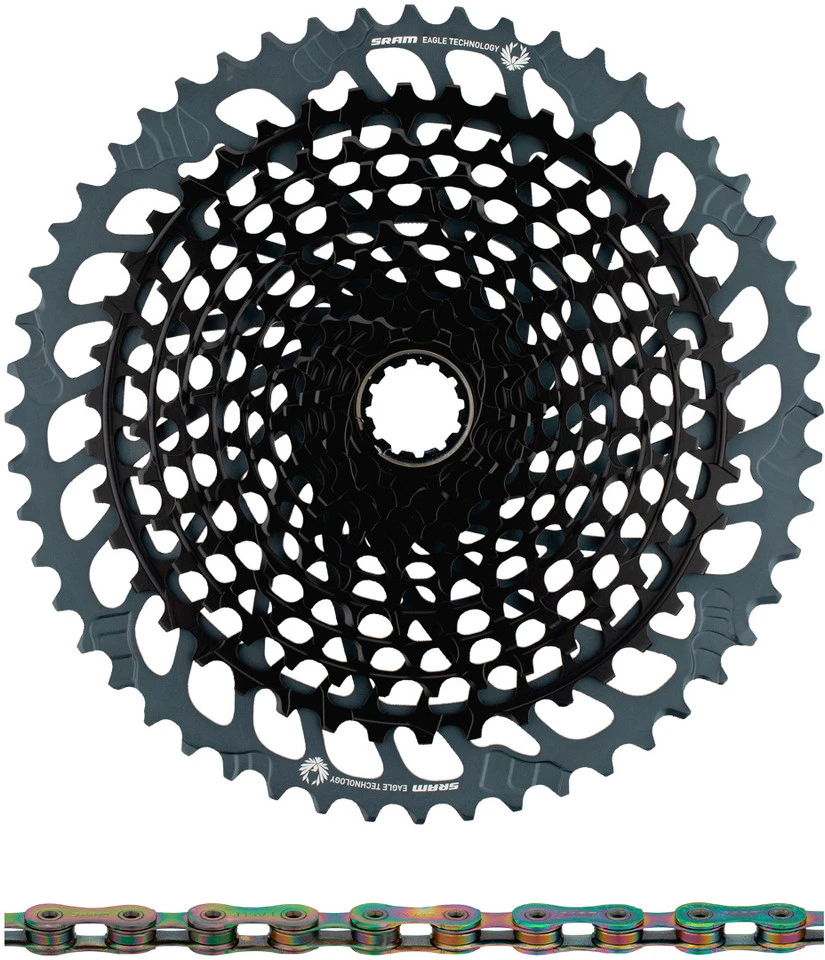 SRAM X01 Eagle XG-1295 Kassette + Eagle Kette 12-fach Verschleißset 12 SRAM X01 Eagle XG-1295 Kassette + Eagle Kette 12-fach Verschleißset – Bild 10